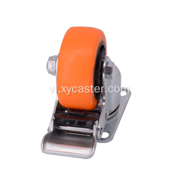 Nhiệm vụ trung bình 3 inch khóa bánh xe caster